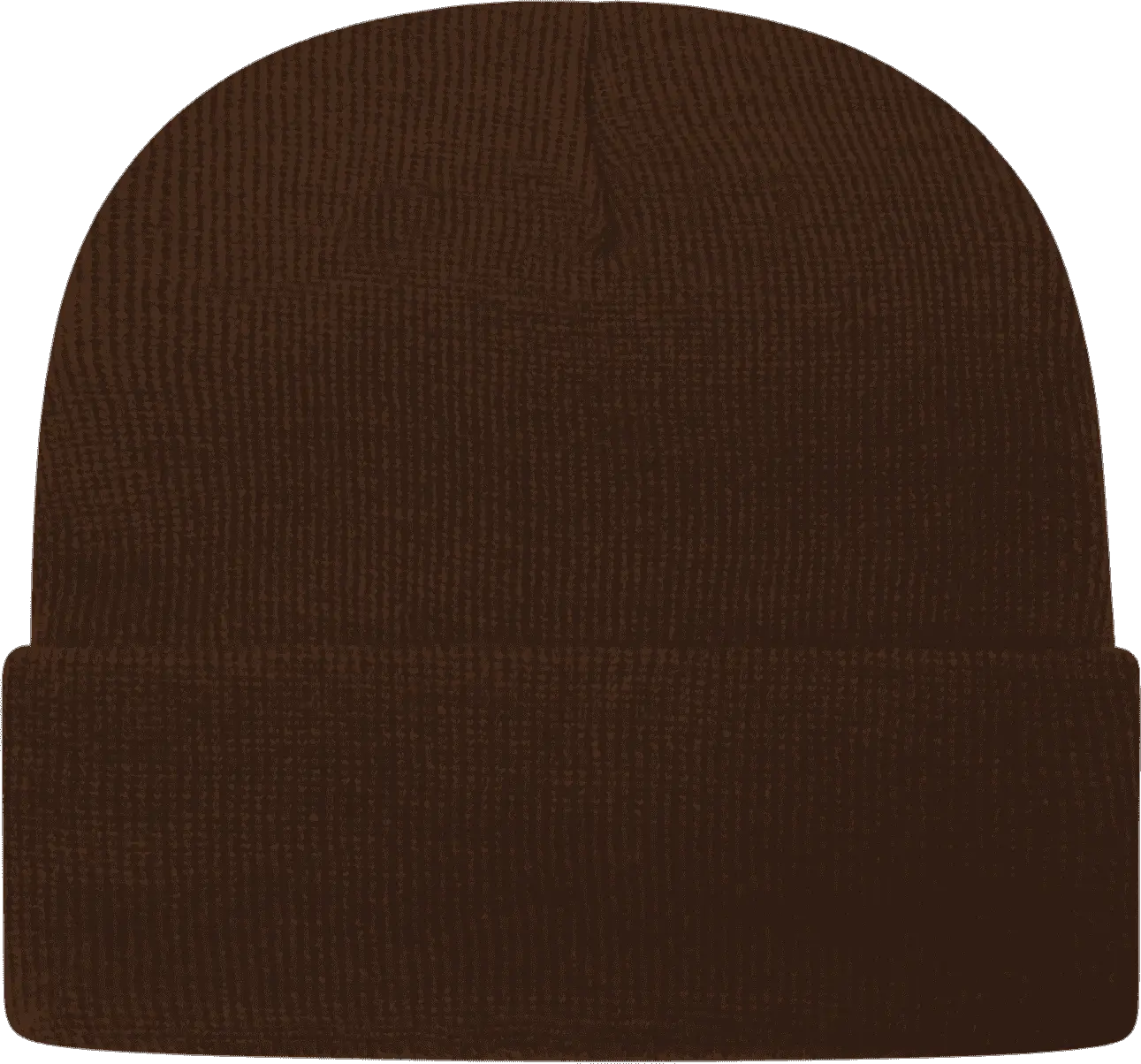 Cap America TKN24 USA Made Knit Cap with Cuff Beanie - Chocolate Brown - Coffee / One Size Fits Most