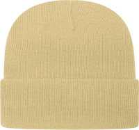 Cap America TKN24 USA Made Knit Cap with Cuff Beanie - Vegas Gold - Vegas Gold / One Size Fits Most