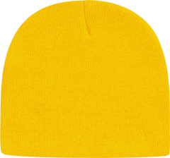 Cap America TKN28 USA Made Knit Beani - Arctic Yellow - Yellow / One Size Fits Most