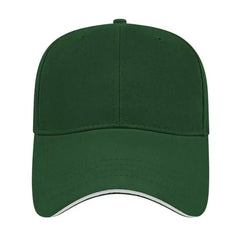 Cap America X200 X Tra Value Structured Sandwich Cap - Dark Green White - Forest White / One Size Fits Most
