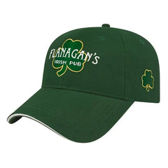 Cap America X200 X Tra Value Structured Sandwich Cap - Dark Green White - Forest White / One Size Fits Most