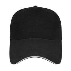 Cap America X201 X Tra Value Unstructured Sandwich Cap - Black White - Black White / One Size Fits Most