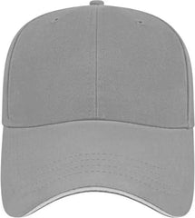 Cap America X201 X Tra Value Unstructured Sandwich Cap - Gray White - Gray White / One Size Fits Most
