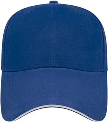 Cap America X201 X Tra Value Unstructured Sandwich Cap - Royal White - Royal White / One Size Fits Most