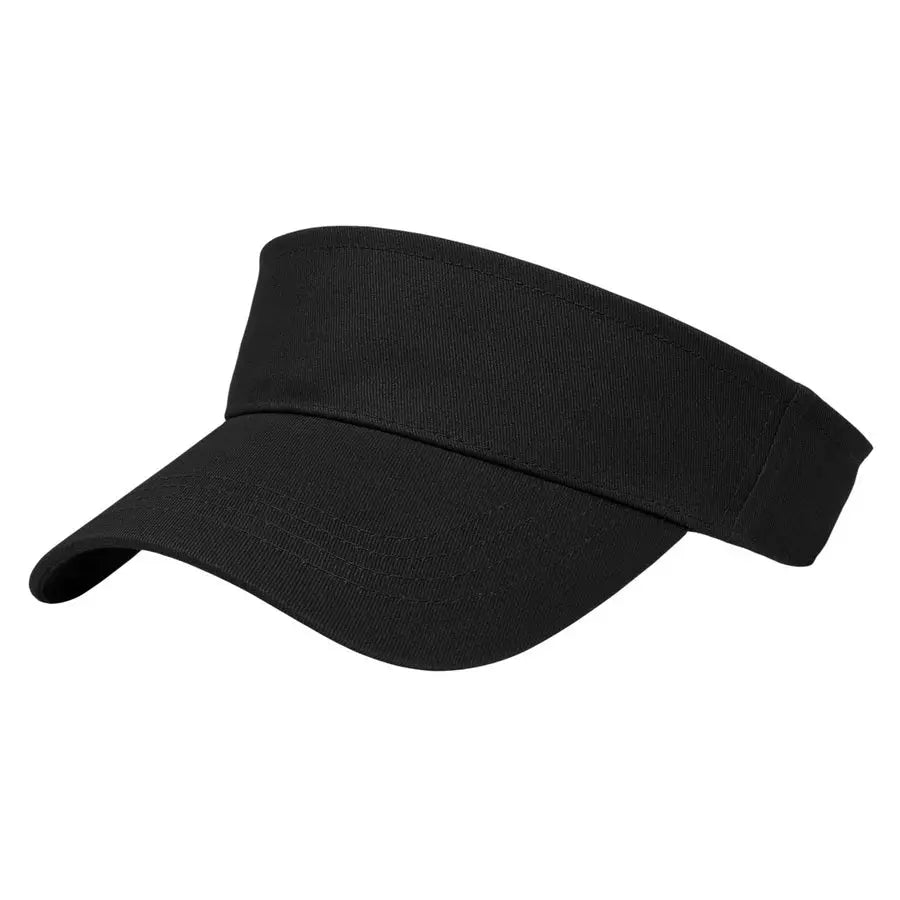 Cap America X400 X Tra Value Tennis Visor - Black - Black / One Size Fits Most