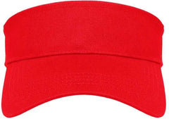 Cap America X400 X Tra Value Tennis Visor - Red - Red / One Size Fits Most