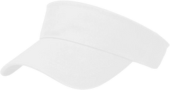 Cap America X400 X Tra Value Tennis Visor - White - White / One Size Fits Most