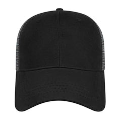 Cap America X500 X tra Value Mesh Back Cap - Black Charcoal - Black Dark Gray / One Size Fits Most