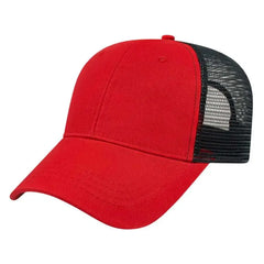 Cap America X500 X tra Value Mesh Back Cap - Red Black - Red Black / One Size Fits Most