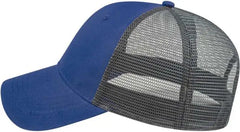 Cap America X500 X tra Value Mesh Back Cap - Royal Charcoal - Royal Dark Gray / One Size Fits Most