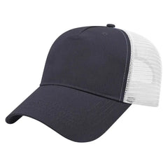 Cap America X600 X tra Value Five Panel Mesh Back Cap - Navy White - Navy White / One Size Fits Most