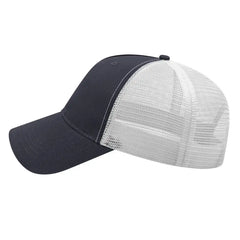 Cap America X600 X tra Value Five Panel Mesh Back Cap - Navy White - Navy White / One Size Fits Most
