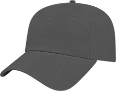Cap America X701 X-Tra Value Unstructured Polyester Cap - Charcoal - Charcoal / One Size Fits Most