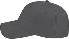 Cap America X701 X-Tra Value Unstructured Polyester Cap - Charcoal - Charcoal / One Size Fits Most
