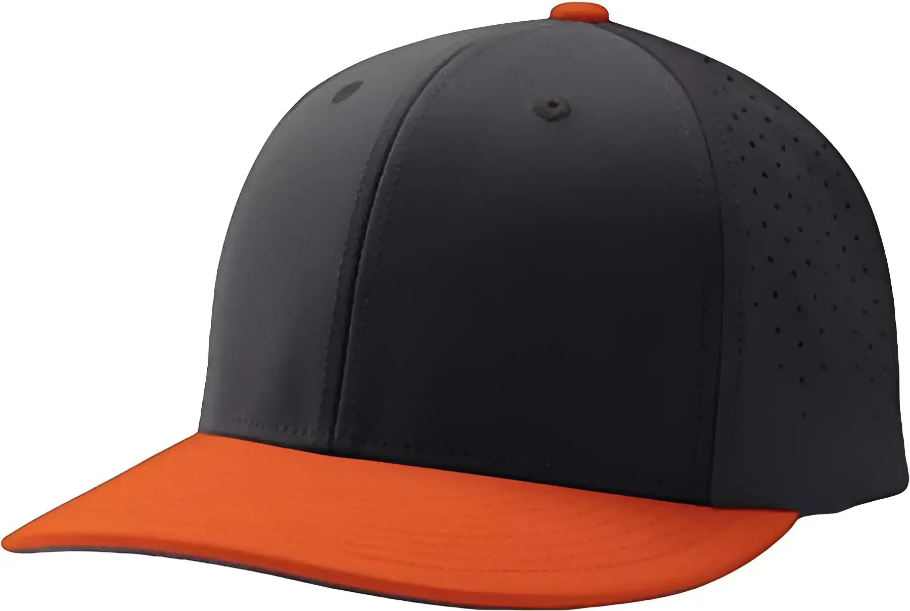 Champro HC1 Ultima Cap - Black Black Orange - Black Orange / 6 5/8’’ - 7’’