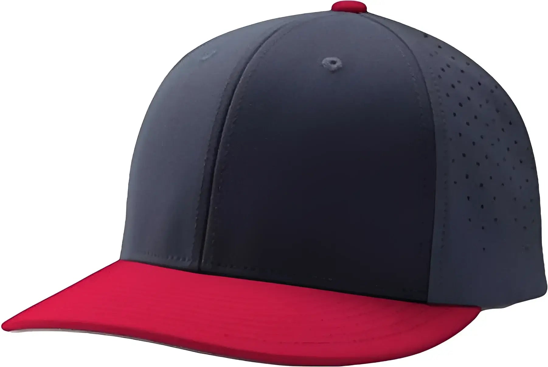 Champro HC1 Ultima Cap - Graphite Graphite Scarlet - Dark Gray Red / 6 5/8’’ - 7’’