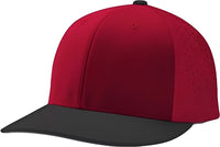 Champro HC1 Ultima Cap - Scarlet Scarlet Black - Red Black / 6 5/8’’ - 7’’