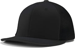 Champro HC3 Varsity Trucker Cap - Black - Black / 6 5/8’’ - 7’’