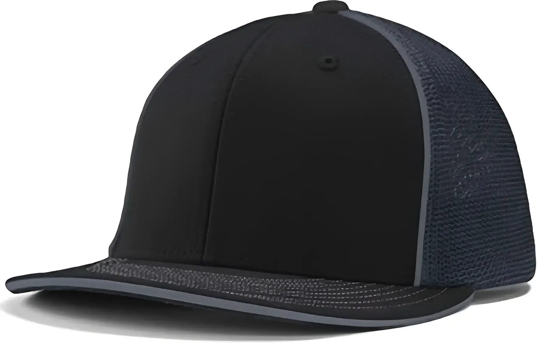 Champro HC3 Varsity Trucker Cap - Black Graphite Black Graphite Pipe - Black Dark Gray / 6 5/8’’ - 7’’