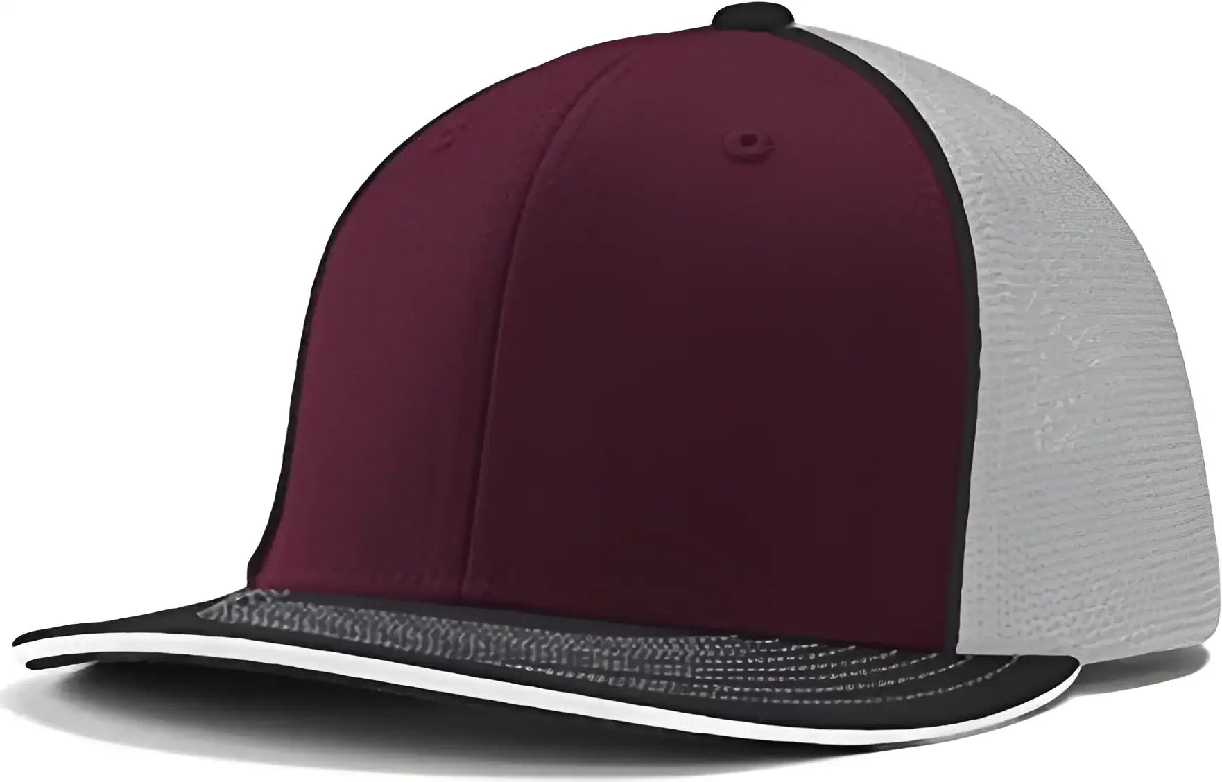 Champro HC3 Varsity Trucker Cap - Maroon White Black Black - Maroon Black / 6 5/8’’ - 7’’