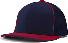 Champro HC3 Varsity Trucker Cap - Navy Navy Scarlet Scarlet - Navy Red / 6 5/8’’ - 7’’