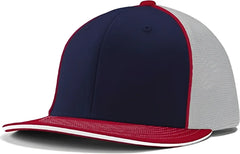 Champro HC3 Varsity Trucker Cap - Navy White Scarlet Scarlet - Navy Red / 6 5/8’’ - 7’’