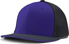 Champro HC3 Varsity Trucker Cap - Purple Graphite Black Black - Purple Dark Gray / 6 5/8’’ - 7’’