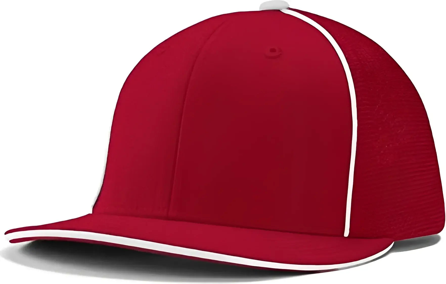 Champro HC3 Varsity Trucker Cap - Scarlet White - Red White / 6 5/8’’ - 7’’