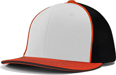 Champro HC3 Varsity Trucker Cap - White Black Orange Orange - White Orange / 6 5/8’’ - 7’’