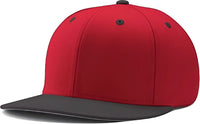 Champro HC4 Pennant Snapback - Scarlet Scarlet Black - Red Black / 6 1/4’’ - 7’’