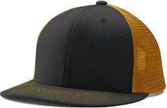 Champro HC5 Performance Trucker Snapback - Black Gold Black - Black Gold / 7’’ - 7 7/8’’