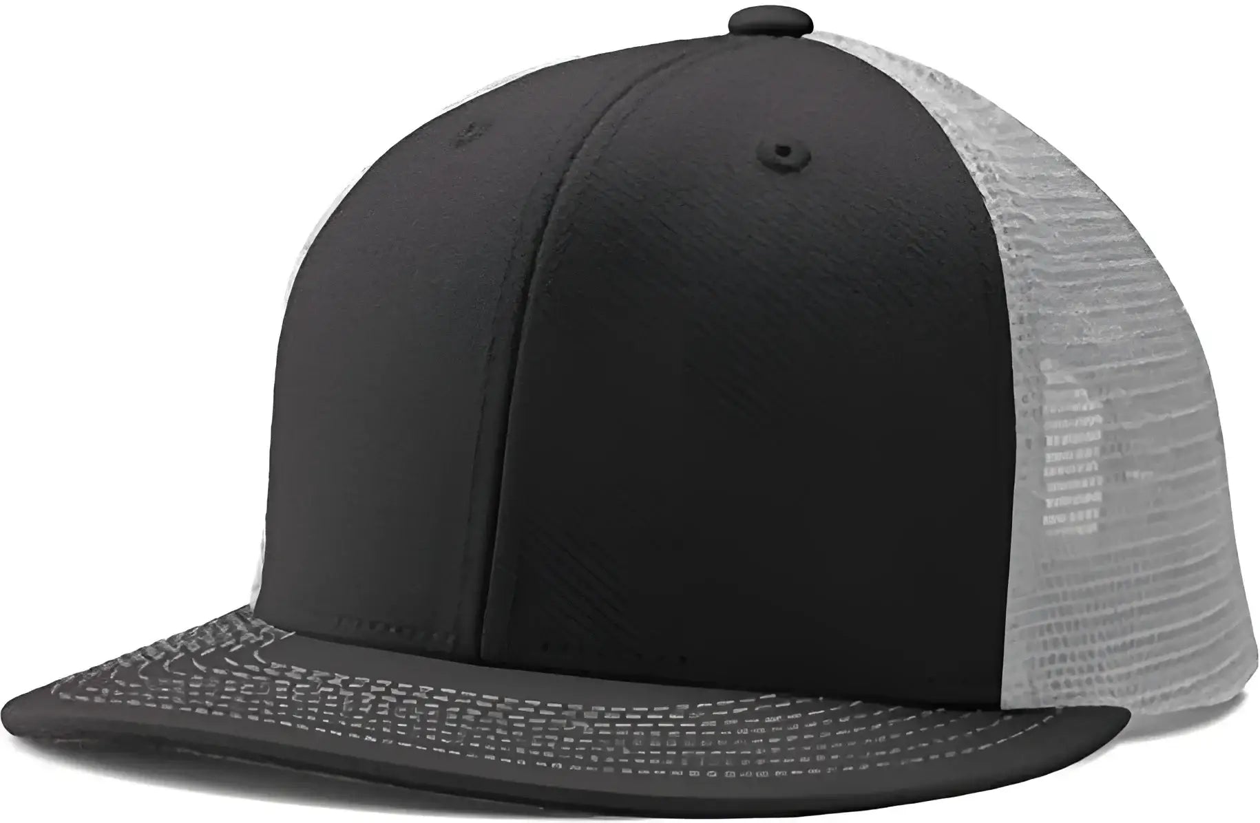 Champro HC5 Performance Trucker Snapback - Black White Black - Black White / 7’’ - 7 7/8’’