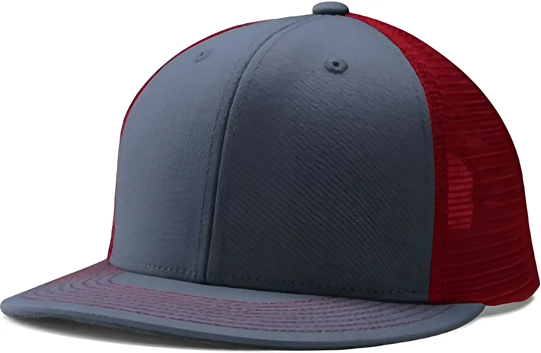 Champro HC5 Performance Trucker Snapback - Graphite Scarlet Graphite - Dark Gray Red / 7’’ - 7 7/8’’
