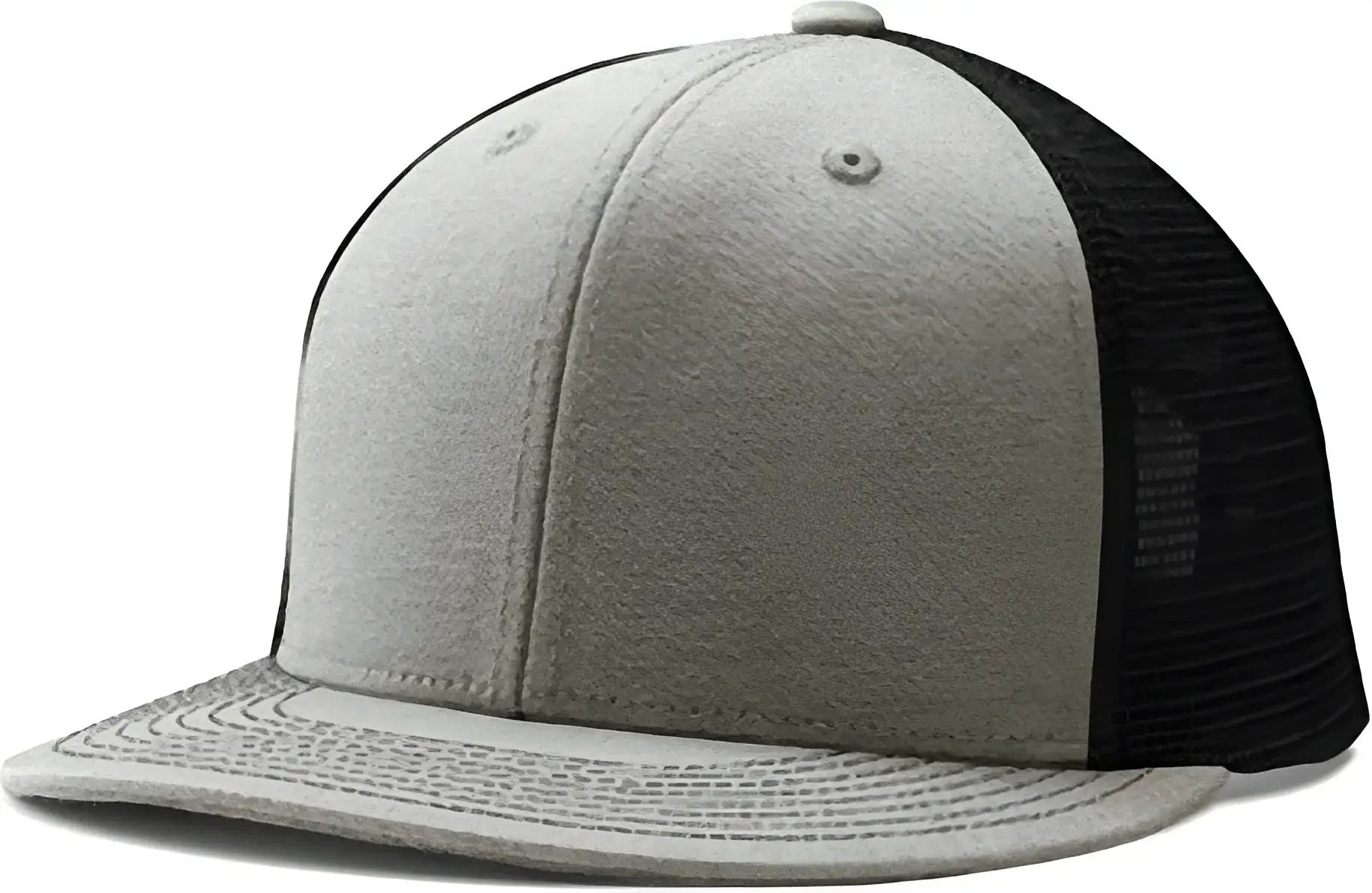 Champro HC5 Performance Trucker Snapback - Heather Black Heather - Gray Black / 7’’ - 7 7/8’’