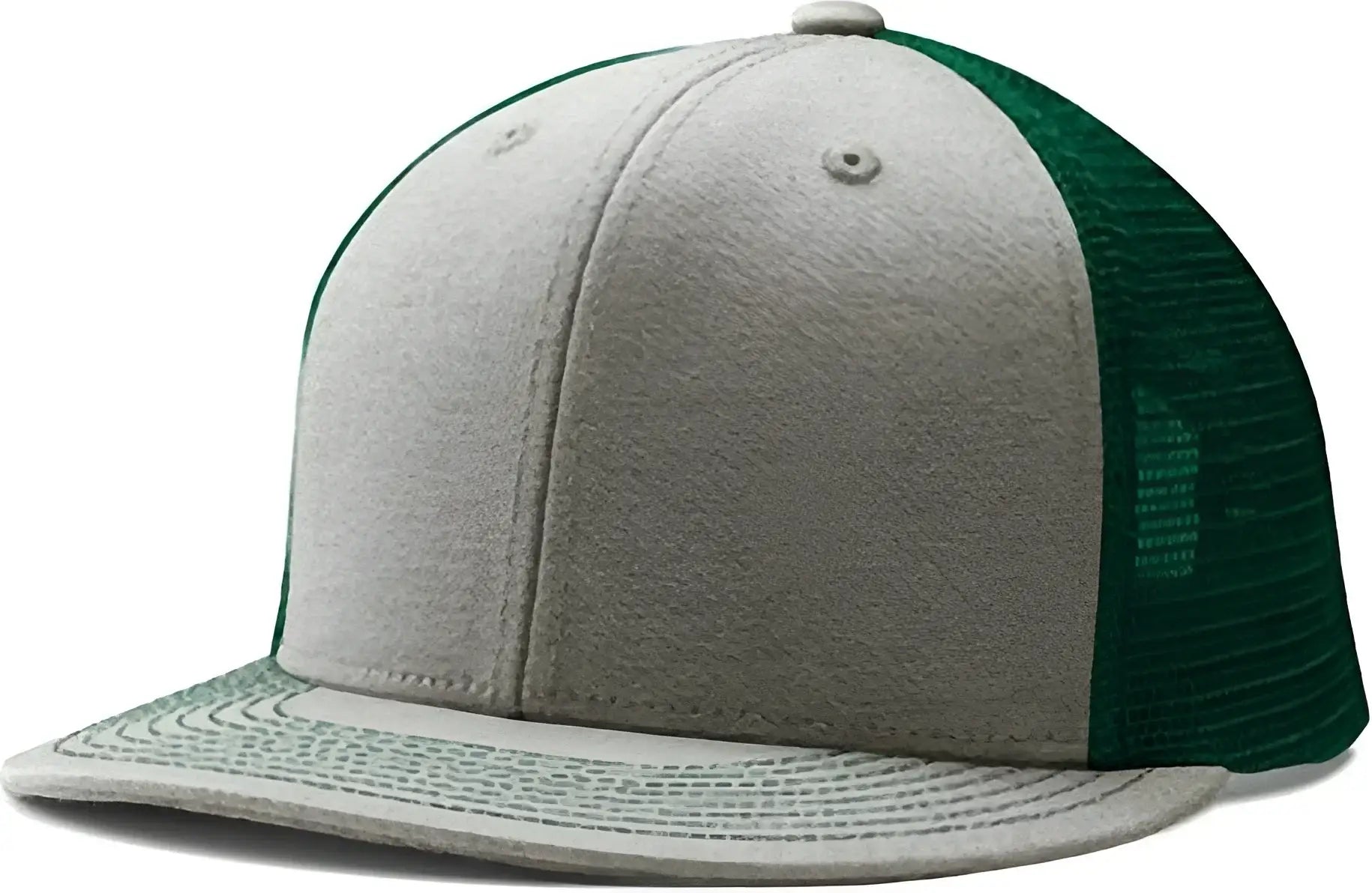 Champro HC5 Performance Trucker Snapback - Heather Forest Green Heather - Gray Forest / 7’’ - 7 7/8’’