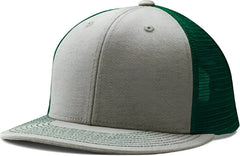 Champro HC5 Performance Trucker Snapback - Heather Forest Green Heather - Gray Forest / 7’’ - 7 7/8’’