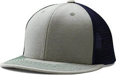 Champro HC5 Performance Trucker Snapback - Heather Navy Heather - Gray Navy / 7’’ - 7 7/8’’