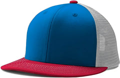 Champro HC5 Performance Trucker Snapback - Royal White Scarlet - Royal Red / 7’’ - 7 7/8’’
