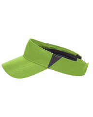 CORE365 CE002 Drive Performance Visor - Acid Green Carbon - Green Dark Gray / One Size Fits Most