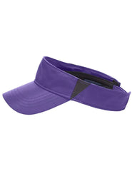 CORE365 CE002 Drive Performance Visor - Campus Purple Carbon - Purple Dark Gray / One Size Fits Most