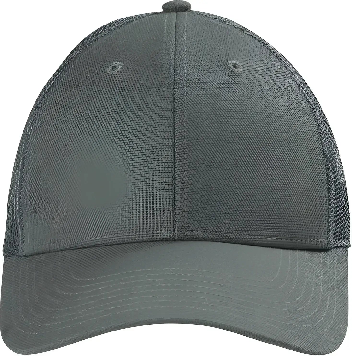 CornerStone CS811 Canvas Mesh Back Cap - Charcoal - Dark Gray / OSFM