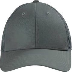 CornerStone CS811 Canvas Mesh Back Cap - Charcoal - Dark Gray / OSFM