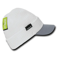 Cuglog C01 The Original Hybri Beanie with Visor - White Gray - White Gray / One Size Fits Most
