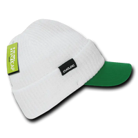 Cuglog C01 The Original Hybri Beanie with Visor - White Kelly - White Kelly / One Size Fits Most