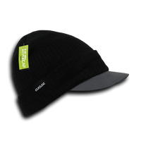 Cuglog C02 Hybri Beanie with Visor 2 - Black Gray - Black Gray / One Size Fits Most