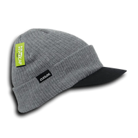 Cuglog C02 Hybri Beanie with Visor 2 - Heather Gray Black - Gray Black / One Size Fits Most