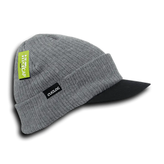 Cuglog C02 Hybri Beanie with Visor 2 - Heather Gray Black - Gray Black / One Size Fits Most