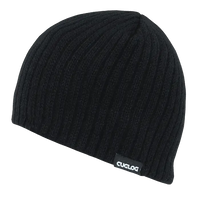 Cuglog K008 Elbruz Ribbed Acrylic Beanie - Black - Black / One Size Fits Most