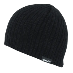 Cuglog K008 Elbruz Ribbed Acrylic Beanie - Black - Black / One Size Fits Most