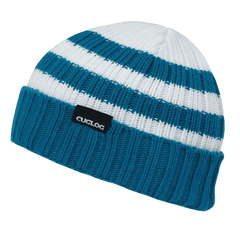 Cuglog K014 Shasta Striped Sweater Beanie - Teal - Teal White / One Size Fits Most